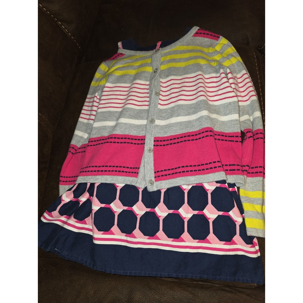 Gymboree bright ideas back to school dress size 5 sweater size 5 6